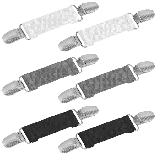 Sibba 6 Stück Cardigan Pullover Clips Vintage Pullover Schal Kleider Schal-Clips Kleid Taillenstraffer Waist Clip Brosche Umhang Kragen Verschluss Kleidung Strickjacke Clips Hemdclip Kragenclip Stil B von Sibba
