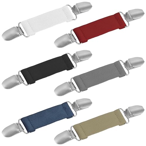Sibba 6 Stück Cardigan Pullover Clips Vintage Pullover Schal Kleider Schal-Clips Kleid Taillenstraffer Waist Clip Brosche Umhang Kragen Verschluss Kleidung Strickjacke Clips Hemdclip Kragenclip von Sibba