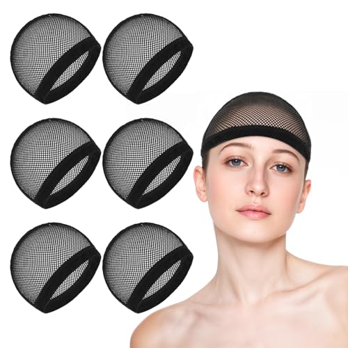 Sibba 6 Stück Haarnetz Wig Cap für Perücken Lace Wigs Schwarz Perücke Kappen Perückennetz Dehnbare Elastische Perückenkappen Unterziehhaube Atmungsaktive Hair Net Perücken Zubehör für Frauen Männer Sibba 6 Stück Haarnetz Wig Cap für Perücken Lace Wigs Schwarz Perücke Kappen Perückennetz Dehnbare Elastische Perückenkappen Unterziehhaube Atmungsaktive Hair Net Perücken Zubehör für Frauen Männer von Sibba