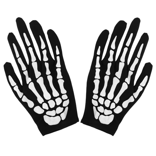 Sibba Unisex 1 Pair Hands Gloves Handschuhe, Halloween-Kostüme, 1, Schwarz, Long von Sibba