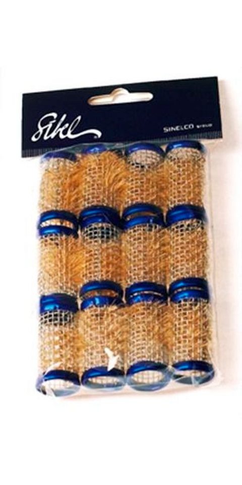 Sibel Lockenwickler Sibel Drahtwickler Metall kurz blau 21mm - 12Stk von Sibel
