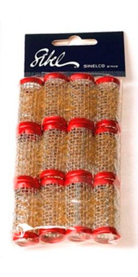 Sibel Lockenwickler Sibel Drahtwickler Metall kurz rot 18mm - 12 Stk von Sibel