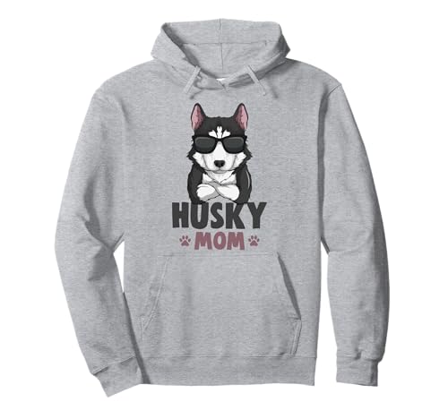 Husky Mom Hunde Mama Damen Frauchen Pullover Hoodie von Sibirischer Husky Desings & Geschenkideen