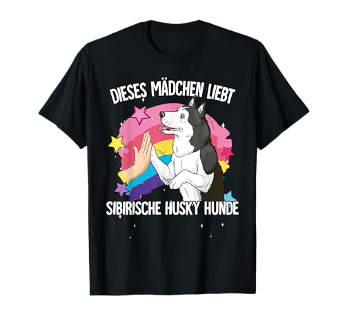 Dieses Mädchen Liebt Sibirische Husky T-Shirt von Sibirischer Husky Geschenk