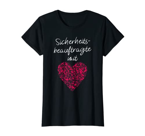 Damen Sicherheitsbeauftragte mit Herz Angestellte Arbeitskollegin T-Shirt Damen Sicherheitsbeauftragte mit Herz Angestellte Arbeitskollegin T-Shirt von Sicherheitsbeauftragte Arbeitssicherheit Firma Job