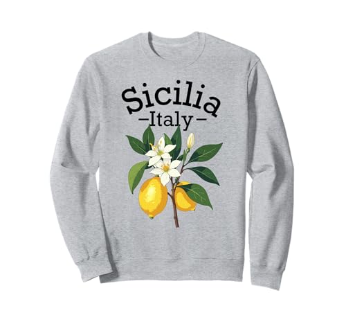 Sicilia Italien Souvenir Sizilianische italienische Erinnerung Männer Frauen Sweatshirt von Sicilia Italia souvenir Lemons