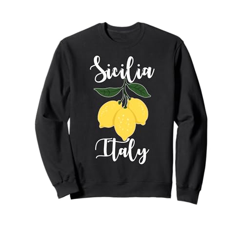 Sicilia Italien Souvenir Sizilianische italienische Erinnerung Männer Frauen Sweatshirt von Sicilia Italia souvenir Lemons