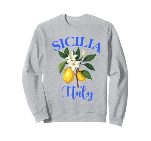 Sicilia Italien Souvenir Sizilianische italienische Erinnerung Männer Frauen Sweatshirt von Sicilia Italia souvenir Lemons