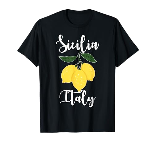 Sicilia Italien Souvenir Sizilianische italienische Erinnerung Männer Frauen T-Shirt von Sicilia Italia souvenir Lemons