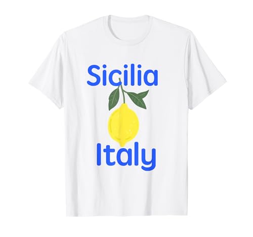 Sicilia Italien Souvenir Sizilianische italienische Erinnerung Männer Frauen T-Shirt von Sicilia Italia souvenir Lemons