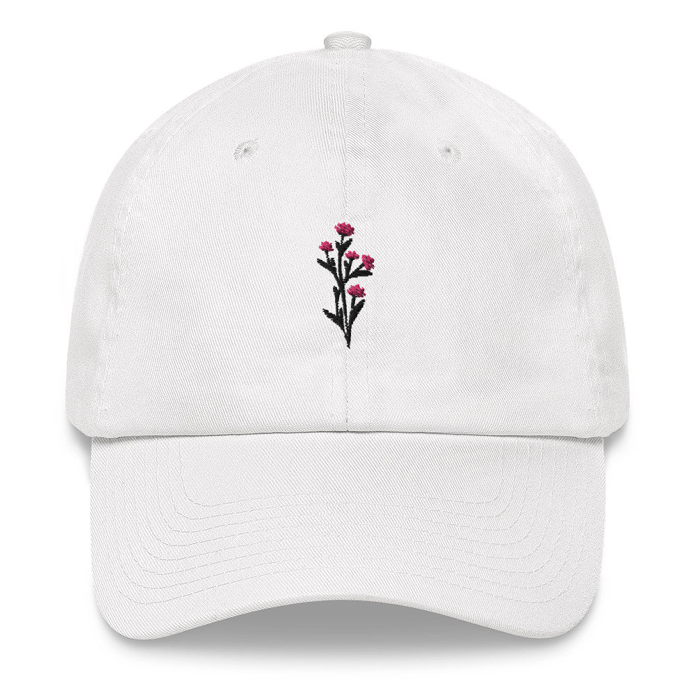 Papa Hut, Süße Blume Baseball-Kappe, Bestickte Frauen Floral Sommer Garten Hut von SickLid