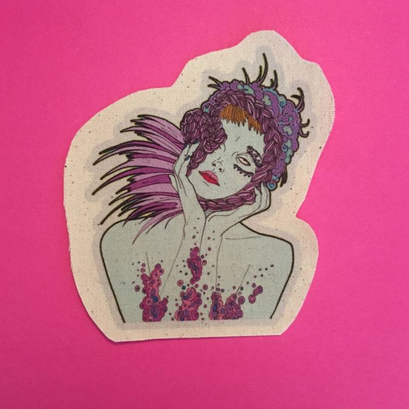 Feeling Blue Leinwand-Patch Feeling Blue Leinwand-Patch von SickSadGirlsShop