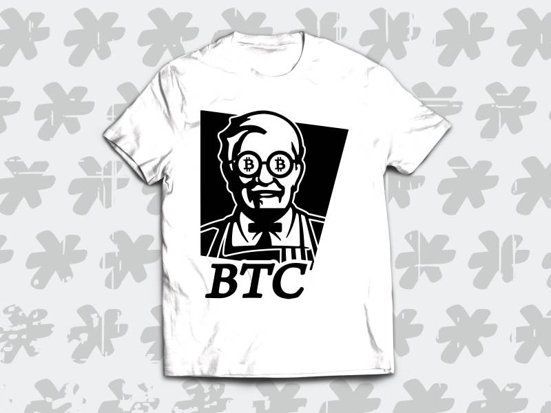 Btc - Bitcoin Inspiriertes T-Shirt. Kryptokleidung Für Kryptogeld-Enthusiasten von SickTshirts