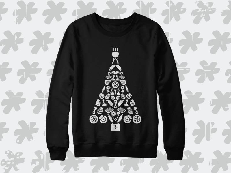 Car Teile Weihnachtsbaum Sweatshirt. Perfektes Automobil Winter Weihnachtsgeschenk Für Lifestyle Car Teile Weihnachtsbaum Sweatshirt. Perfektes Automobil Winter Weihnachtsgeschenk Für Lifestyle von SickTshirts
