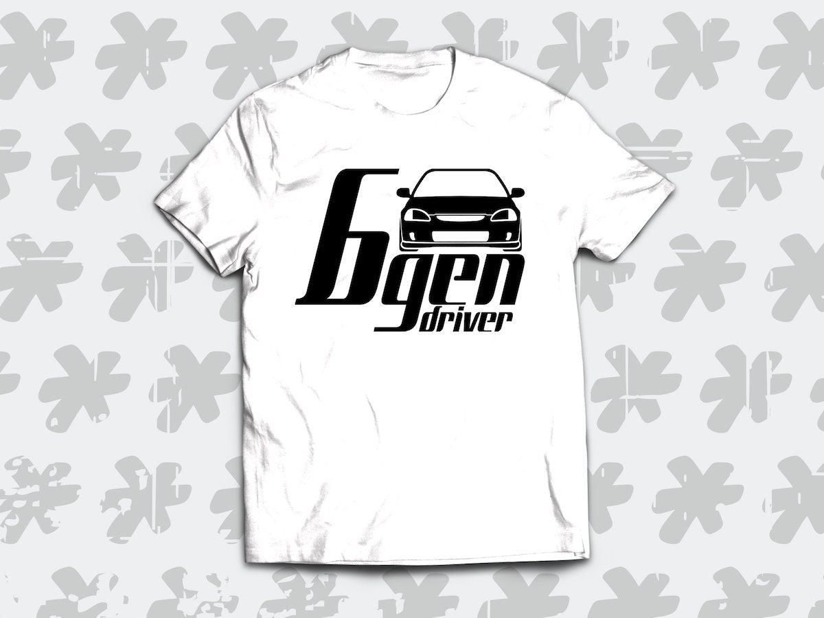 Civic 6Gen Fahrer-T-Shirt Für Sony Ek-Besitzer, Jdm-Fans Und Vtec-Liebhaber. Perfektes Automobiles Geschenk Civic 6Gen Fahrer-T-Shirt Für Sony Ek-Besitzer, Jdm-Fans Und Vtec-Liebhaber. Perfektes Automobiles Geschenk von SickTshirts
