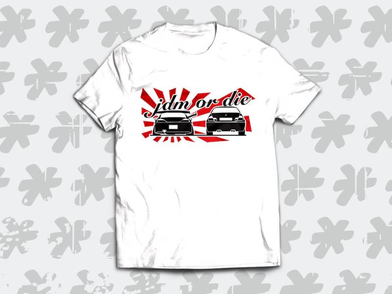 Jdm Oder Stirb T-Shirt Für Jdm-Liebhaber. Automotiv Silvia S15 Vs. E46 Shirt Jdm Oder Stirb T-Shirt Für Jdm-Liebhaber. Automotiv Silvia S15 Vs. E46 Shirt von SickTshirts