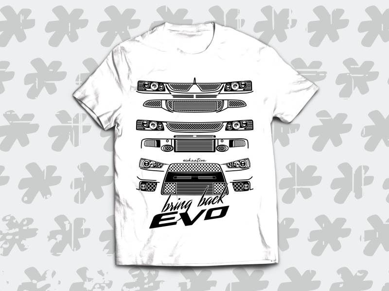 Kostenloser Versand Bring Back Evo T-Shirt Für Mitsubishi Evo-Besitzer Und Evolution-Liebhaber von SickTshirts