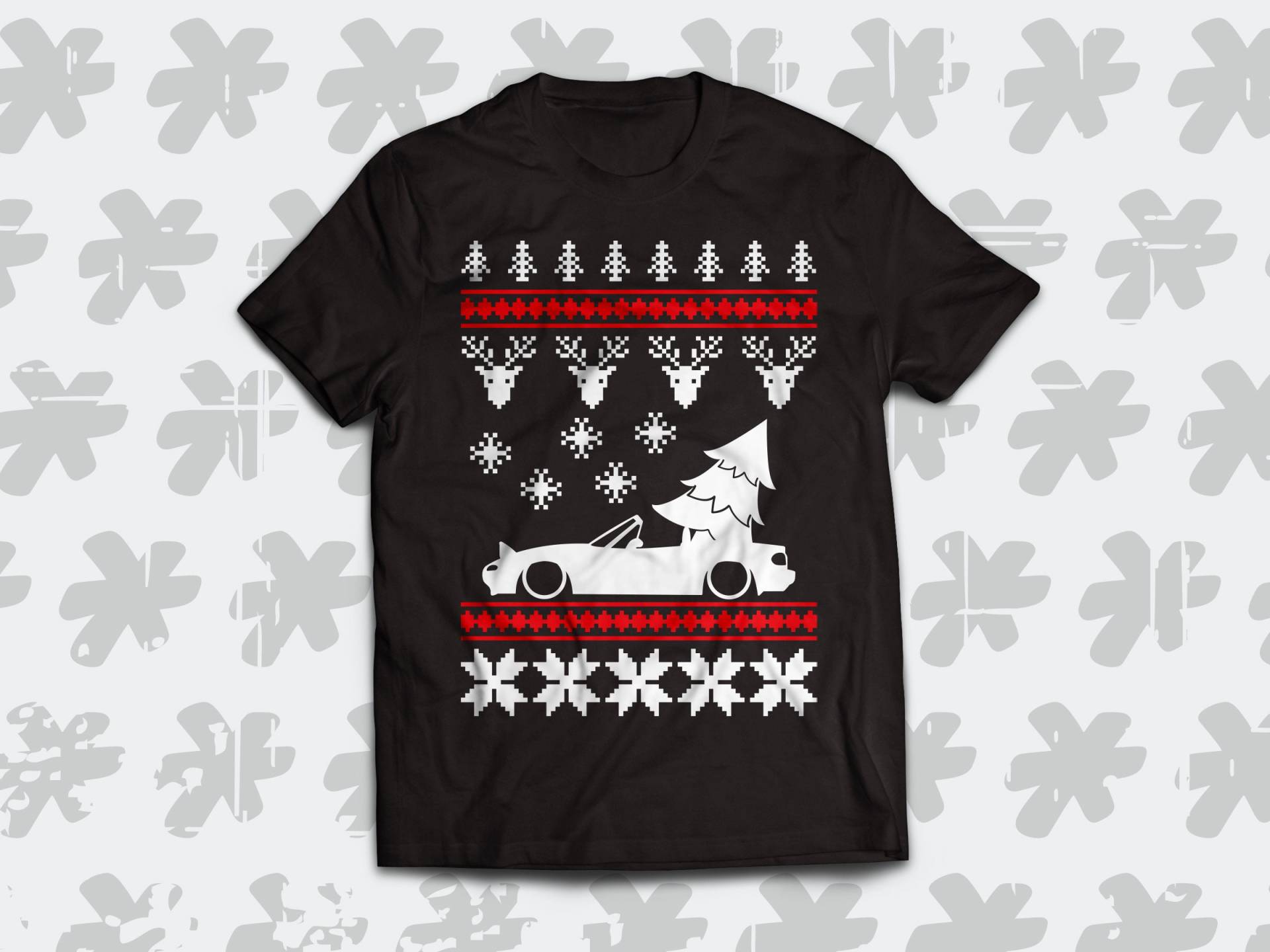 Mazda Mx-5 Miata Na 1989-1997 Mit Pop-Up Scheinwerfern Weihnachtsshirt. Perfektes Winter-Weihnachtsgeschenk Für Einen Miata-Fan Mazda Mx-5 Miata Na 1989-1997 Mit Pop-Up Scheinwerfern Weihnachtsshirt. Perfektes Winter-Weihnachtsgeschenk Für Einen Miata-Fan von SickTshirts