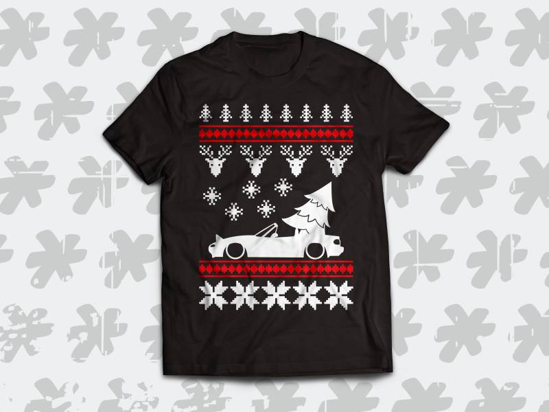 Mazda Mx-5 Miata Na 1989-1997 Mit Pop-Up Scheinwerfern Weihnachtsshirt. Perfektes Winter-Weihnachtsgeschenk Für Einen Miata-Fan Mazda Mx-5 Miata Na 1989-1997 Mit Pop-Up Scheinwerfern Weihnachtsshirt. Perfektes Winter-Weihnachtsgeschenk Für Einen Miata-Fan von SickTshirts