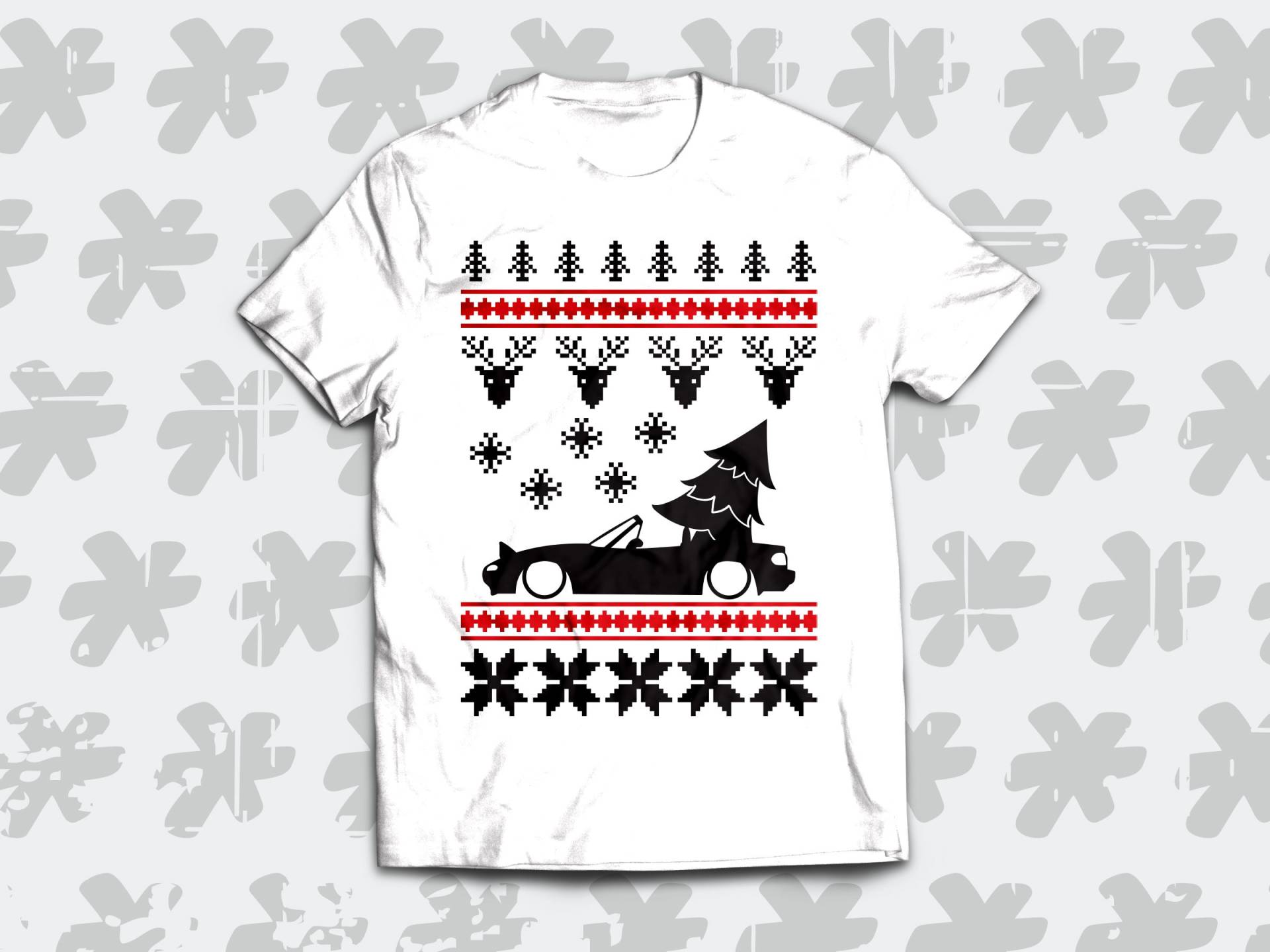 Mazda Mx-5 Miata Na 1989-1997 Weihnachts-T-Shirt. Erste Generation Von Pop-Up-Scheinwerfer Weihnachtsbaum Schlepper Shirt Für Ihre Weihnachtszeit Mazda Mx-5 Miata Na 1989-1997 Weihnachts-T-Shirt. Erste Generation Von Pop-Up-Scheinwerfer Weihnachtsbaum Schlepper Shirt Für Ihre Weihnachtszeit von SickTshirts