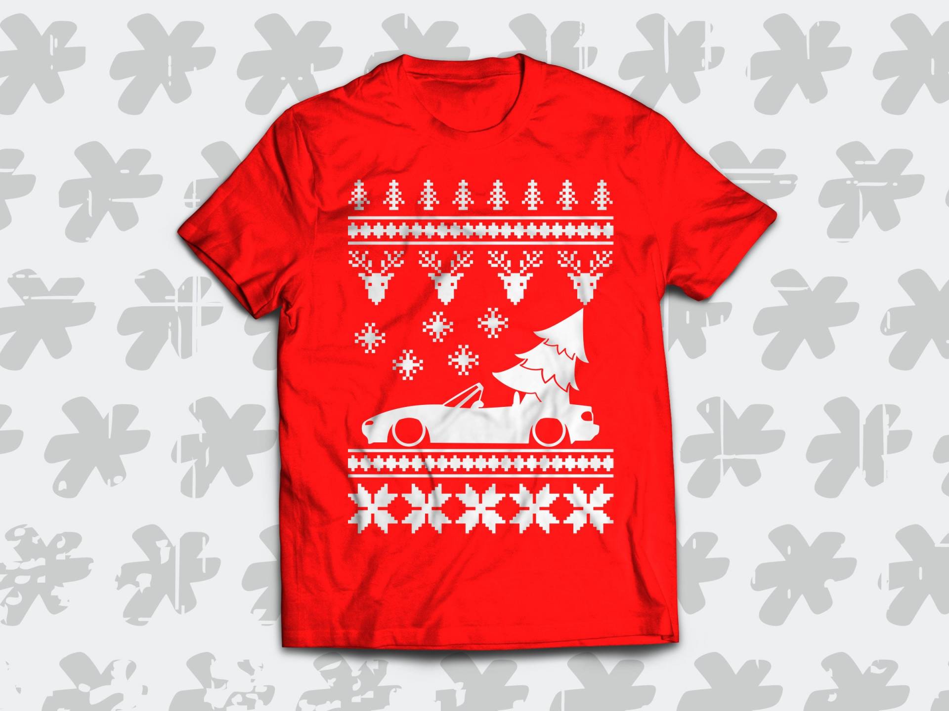 Mazda Mx-5 Miata Na 1989-1997 Weihnachts-T-Shirt. Perfektes Winter-Weihnachtsgeschenk Für Einen Miata-Fan Mazda Mx-5 Miata Na 1989-1997 Weihnachts-T-Shirt. Perfektes Winter-Weihnachtsgeschenk Für Einen Miata-Fan von SickTshirts