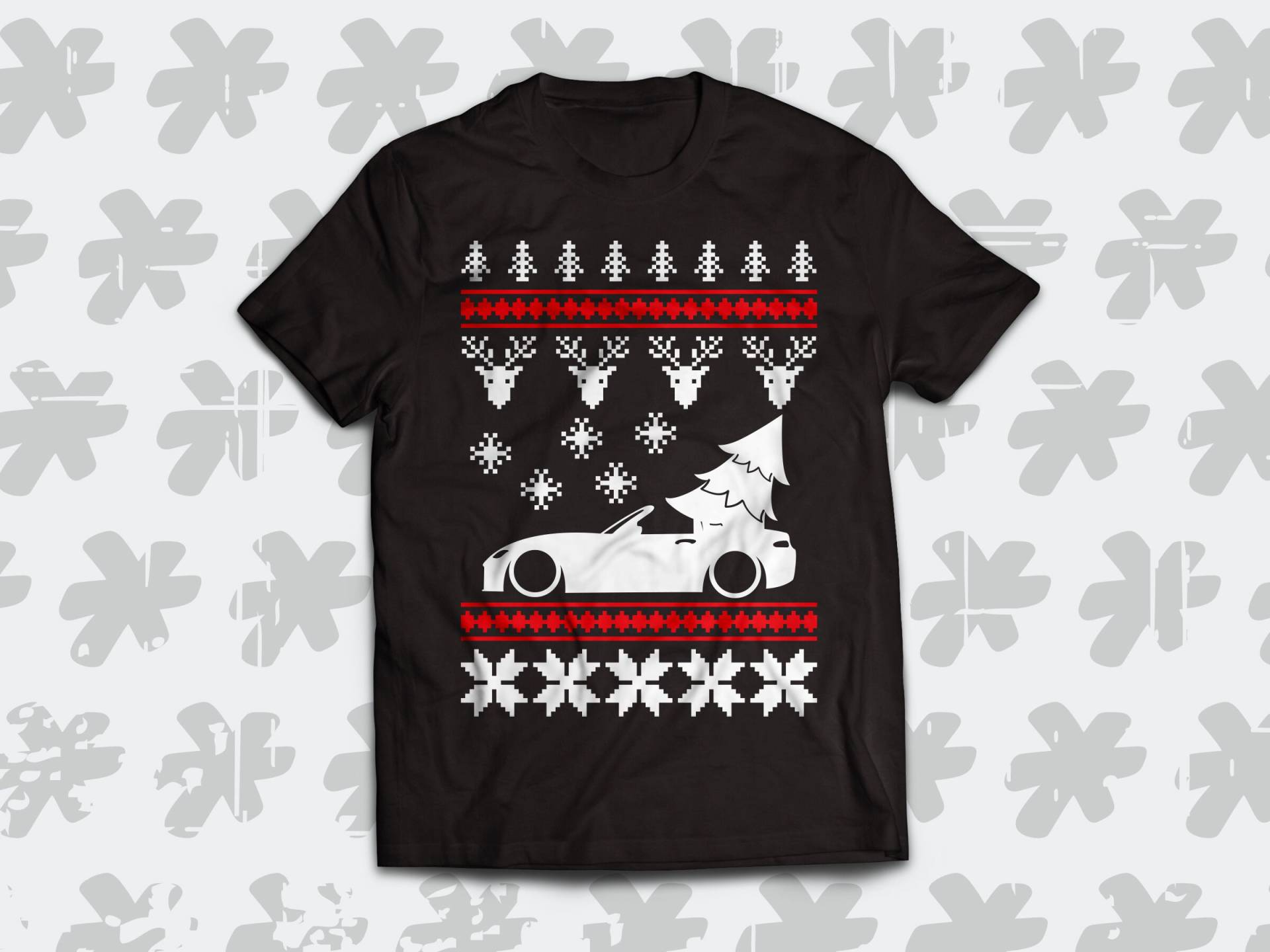 Mazda Mx-5 Miata Nd 2016-2019 Weihnachts-T-Shirt. Roadster Weihnachtsbaum T-Shirt Der Neuesten Generation Für Die Weihnachtszeit Mazda Mx-5 Miata Nd 2016-2019 Weihnachts-T-Shirt. Roadster Weihnachtsbaum T-Shirt Der Neuesten Generation Für Die Weihnachtszeit von SickTshirts