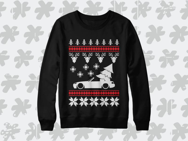 Mazda Mx-5 Miata Öffner 2005-2015 Weihnachten Sweatshirt. Jdm Wandelbares Ferienzeit-Baumschlepper-Shirt Für Dich von SickTshirts