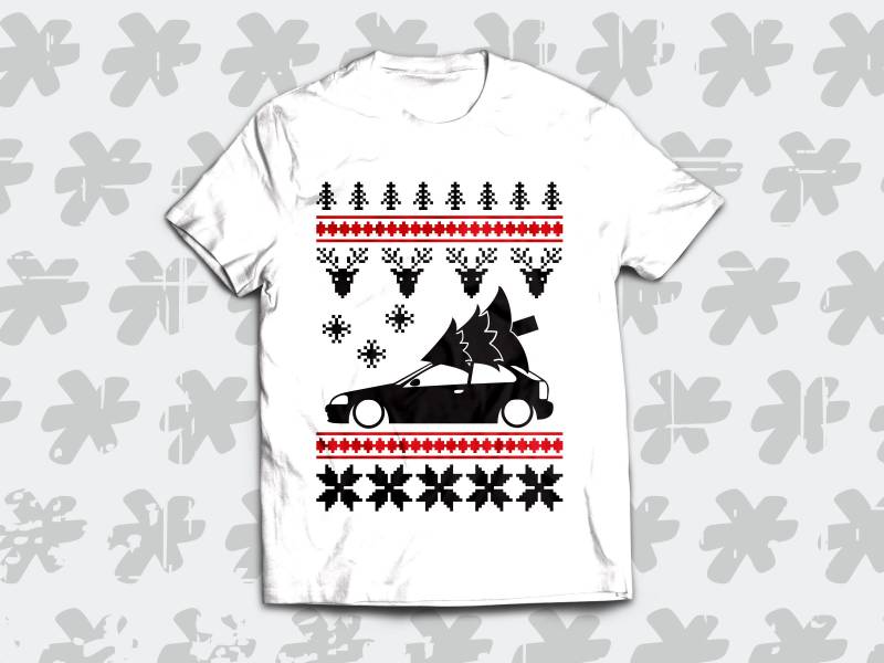 Passendes Tunika Motiv. Perfektes Winter-Weihnachtsgeschenk Für Ek Schrägheck-Besitzer, Vtec-Fan Oder Jdm-Liebhaber Passendes Tunika Motiv. Perfektes Winter-Weihnachtsgeschenk Für Ek Schrägheck-Besitzer, Vtec-Fan Oder Jdm-Liebhaber von SickTshirts