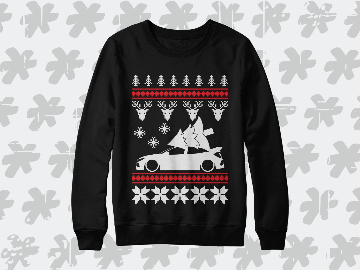 Reflektiertes Weihnachts-Sweatshirt Mit Cover. Perfektes Winter Weihnachtszeit Geschenk Für Besitzer Und Fans Reflektiertes Weihnachts-Sweatshirt Mit Cover. Perfektes Winter Weihnachtszeit Geschenk Für Besitzer Und Fans von SickTshirts
