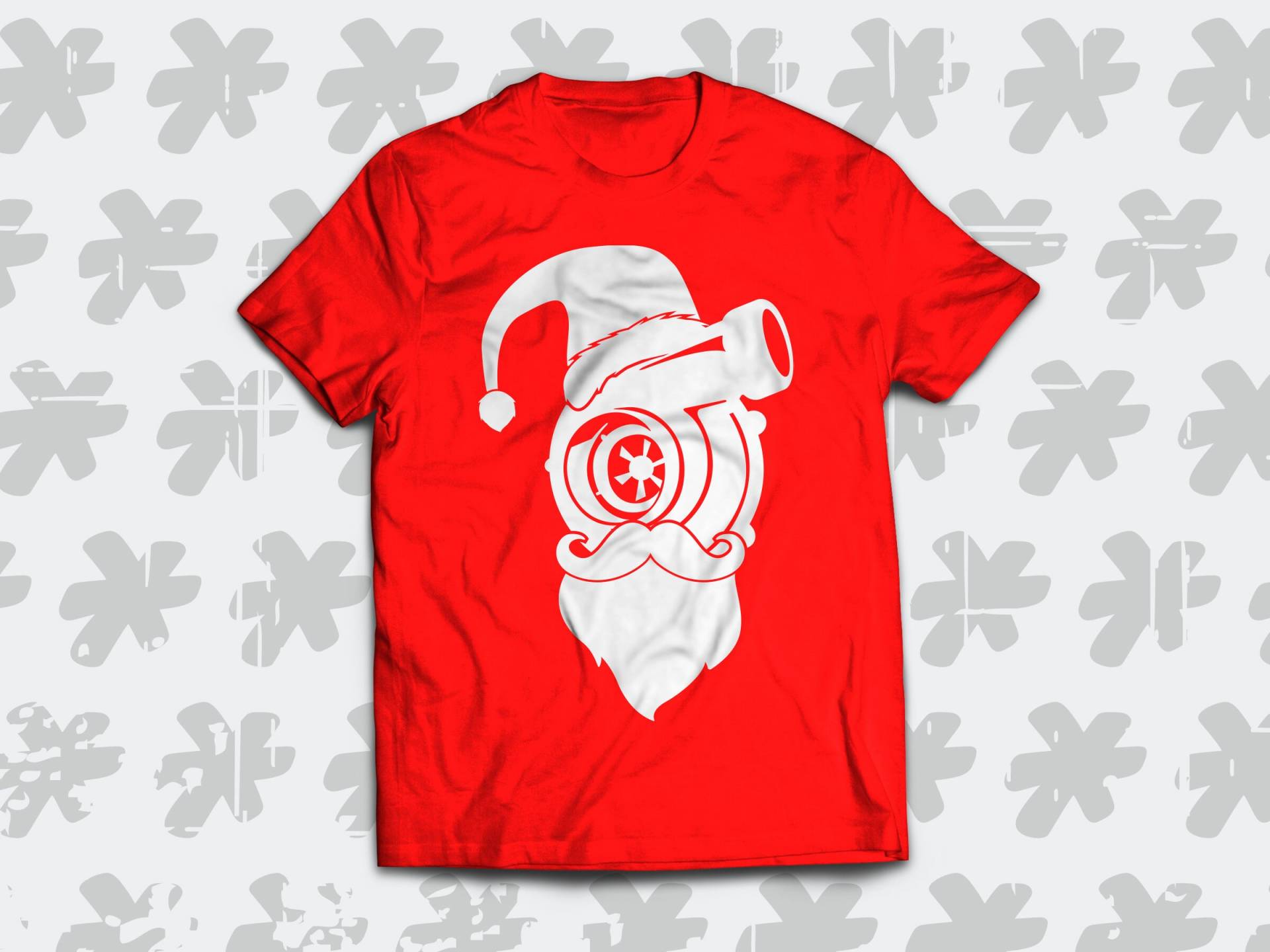 Turbo Weihnachtsmann T-Shirt. Perfektes Winterweihnachtsgeschenk Für Einen Autofan Turbo Weihnachtsmann T-Shirt. Perfektes Winterweihnachtsgeschenk Für Einen Autofan von SickTshirts