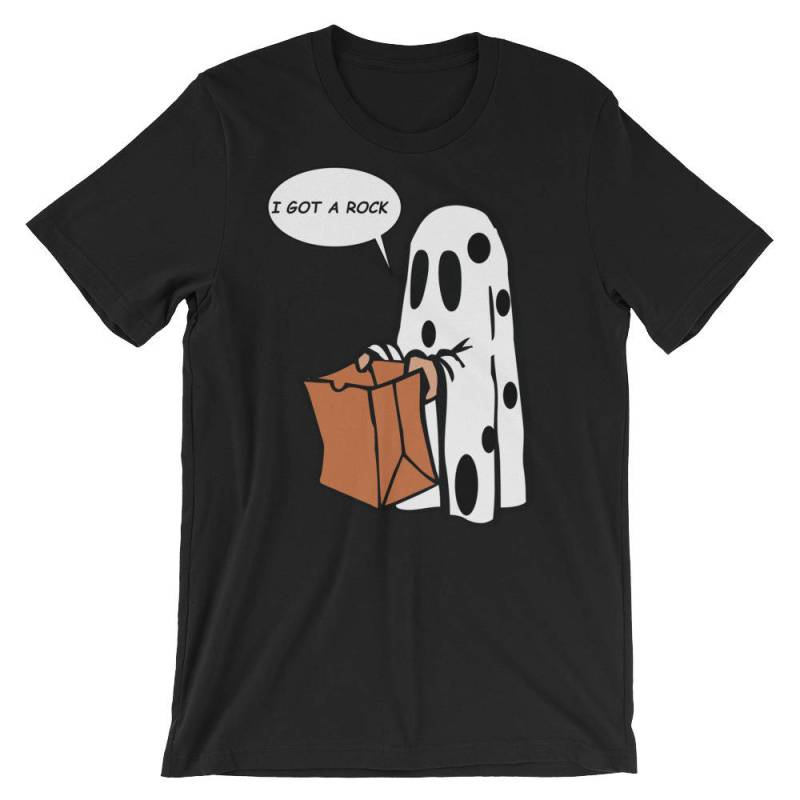 Halloween I Got A Rock Geist Kurzärmeliges Unisex T-Shirt von SickofworkDesigns