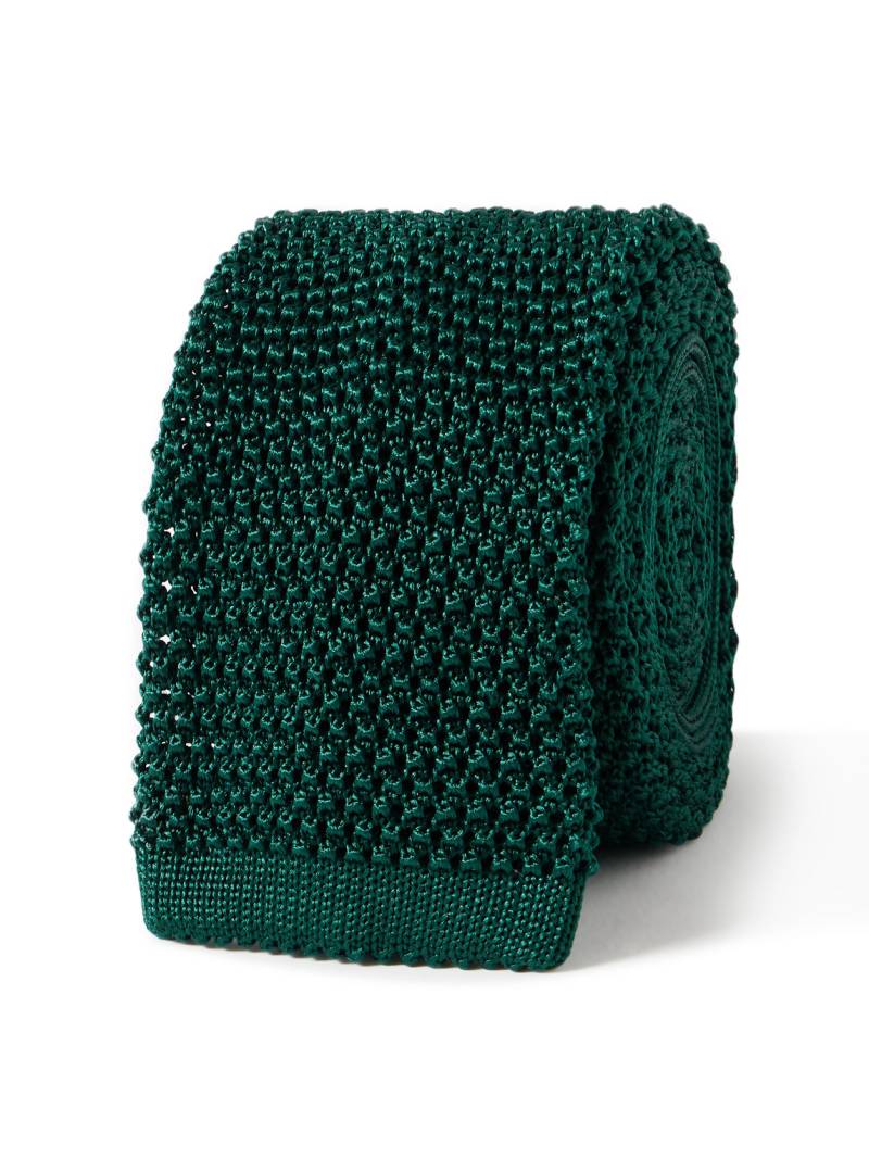 Sid Mashburn - 5.5cm Knitted Silk Tie - Men - Green von Sid Mashburn