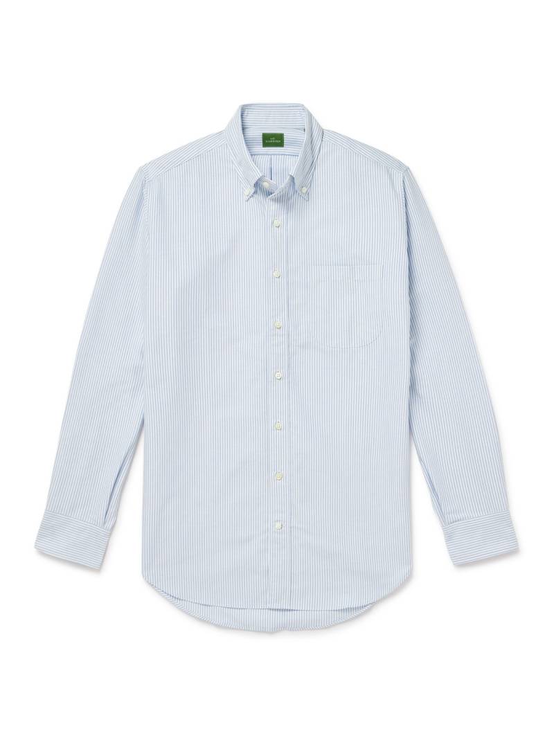 Sid Mashburn - Button-Down Collar Striped Cotton Oxford Shirt - Men - Blue - UK/US 15.5 von Sid Mashburn