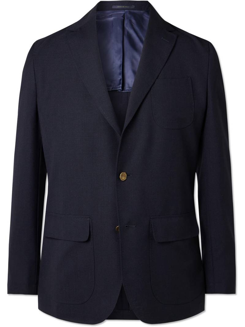 Sid Mashburn - Ghost Slim-Fit Unstructured Wool Suit Jacket - Men - Blue - IT 46 von Sid Mashburn