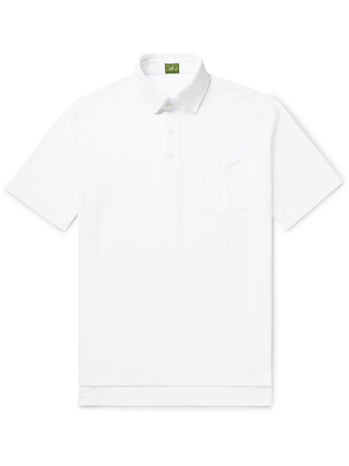Sid Mashburn - Pima Cotton-Piqué Polo Shirt - Men - White - M von Sid Mashburn