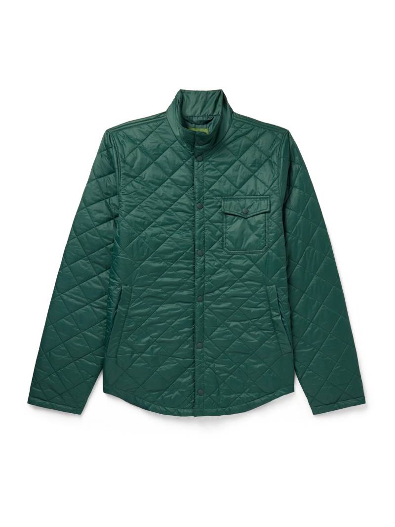 Sid Mashburn - Traveler's Slim-Fit Quilted Nylon Cashpad Jacket - Men - Green - XL von Sid Mashburn