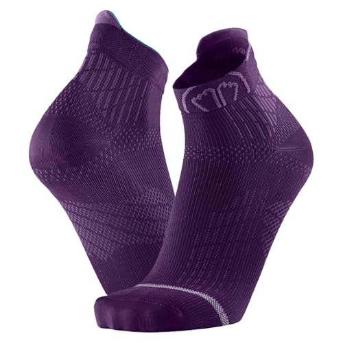 SIDAS Women's Run Anatomic Ankle Socken, violett, 40 von Sidas
