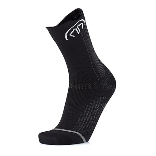 SIDAS Unisex Run Anatomic Crew Socken, Schwarz, 43 von Sidas