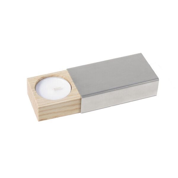 Side by Side Kerzenhalter Two of us (silber oder schwarz) von Side by Side