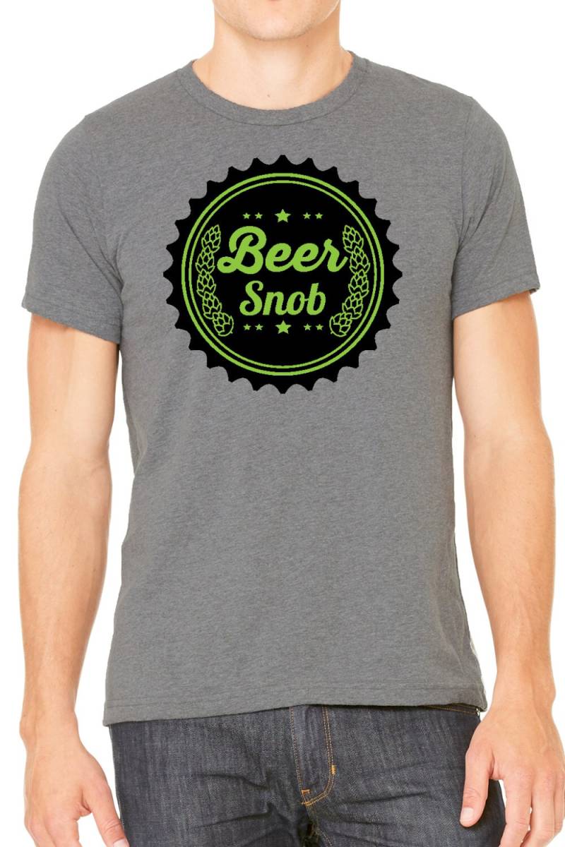 Bier - Bier-T-Shirt Freund Geschenk College Nerdy Partei Snob Shirt Hop Bart Ipa Craft Beer-T-Shirt von SideStreetPrint