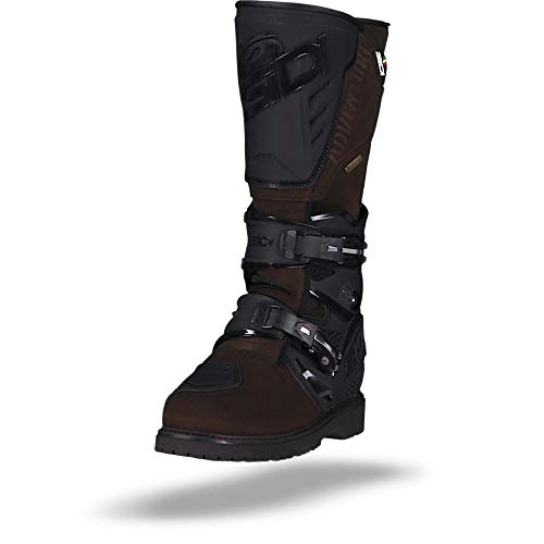 Sidi Adventure 2 Gore-Tex Motorradsteifel Schwarz Braun 40 von Sidi