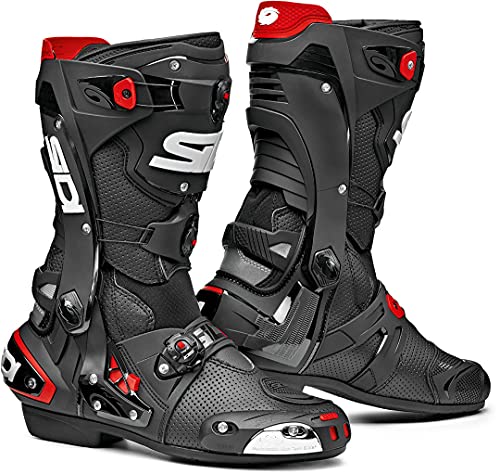 Sidi Rex Air Motorradstiefel (Black/Red,42) von Sidi