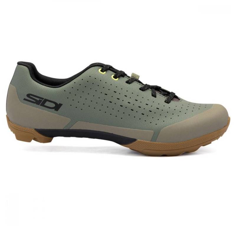 Sidi SIDI Asper Laces GR1NC Military Gravel-Schuhe Gr. 43 - Mikrofaser, Ste Fahrradschuh von Sidi