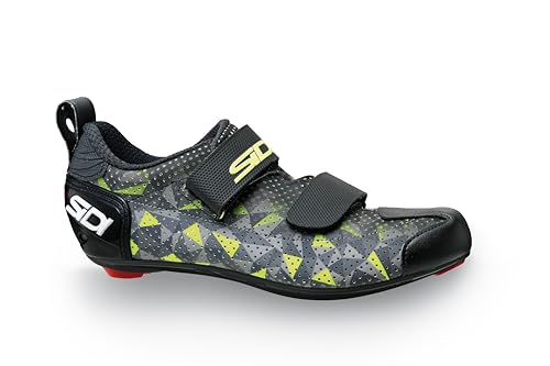 Sidi T-5 Air Carbon Schuhe Herren grau/gelb von Sidi