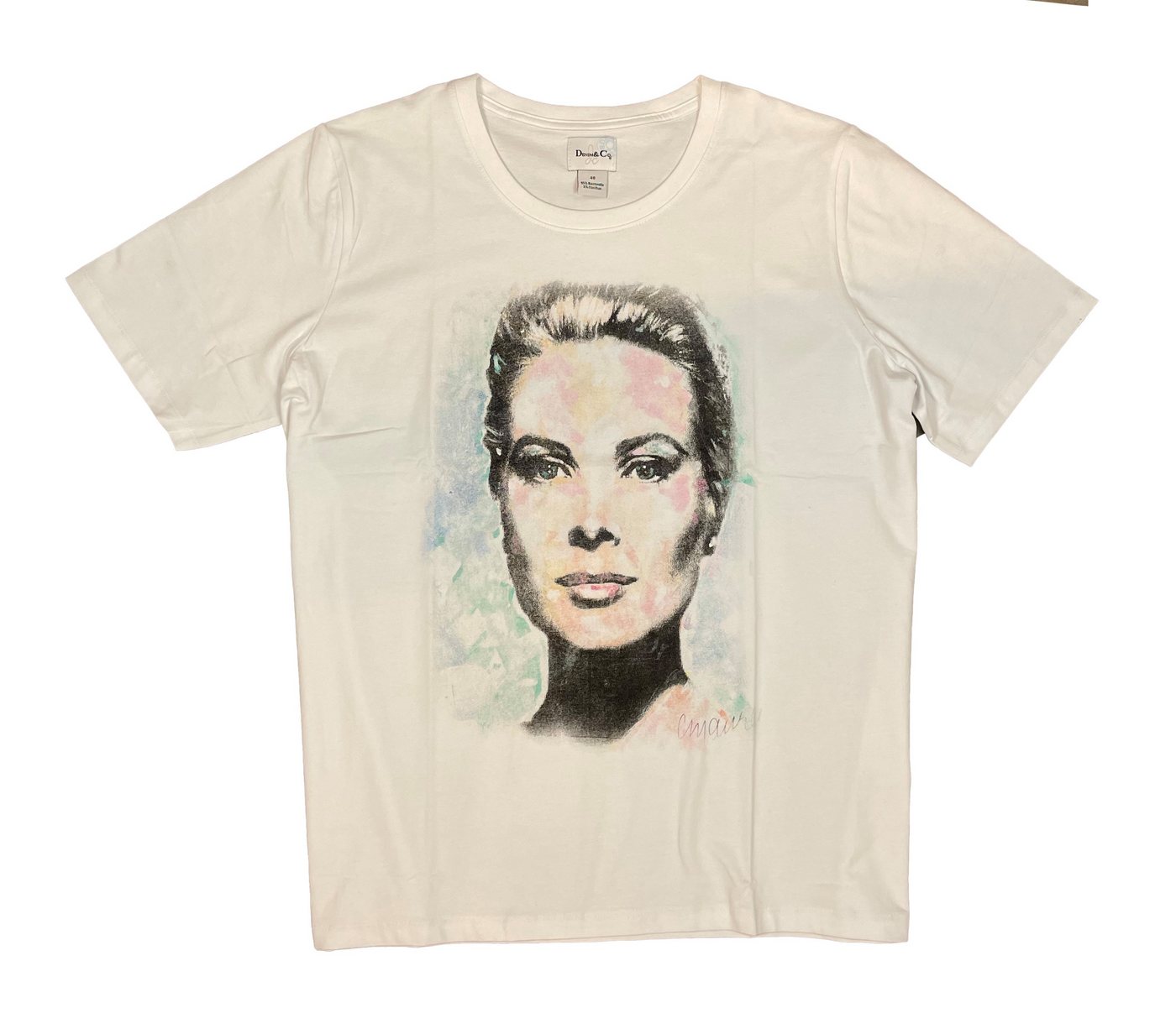 Sidney Maurer T-Shirt "Grace Kelly" (Stück, 1-tlg., Stück) mit Frontprint von Sidney Maurer