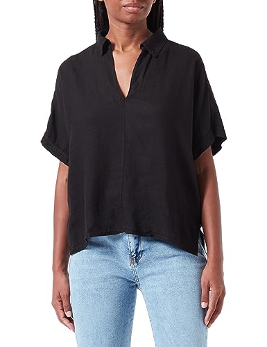 Sidona Damen Blusenshirt 10130398, Schwarz, L von SIDONA