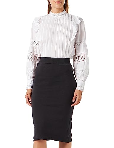 Sidona Damen Strick Midirock 10430501, Anthrazit, L von SIDONA
