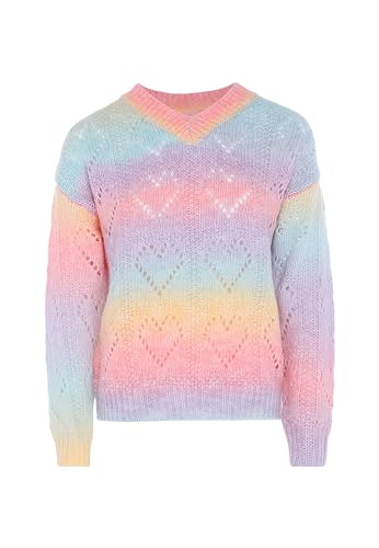 SIDONA Damen Sweater, Regenbogen, M/L von SIDONA
