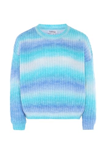 SIDONA Damen Sweater, BLAU Mehrfarbig, XL/XXL von SIDONA