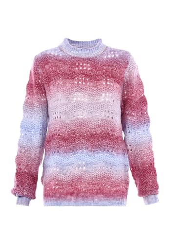 SIDONA Damen Sweater, LILA Mehrfarbig, XL/XXL von SIDONA